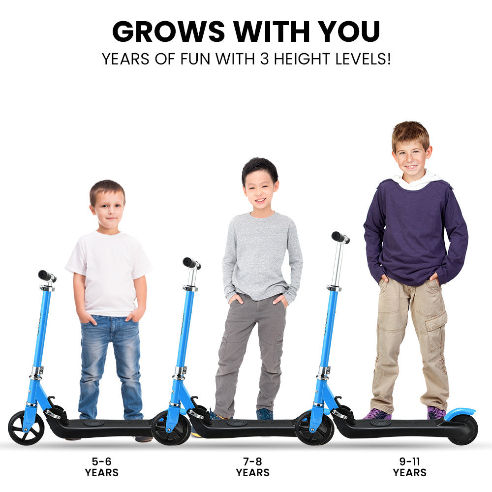 Rovo Kids Hyper Electric Scooter – Foldable & Fun for Ages 5-11 - Blue