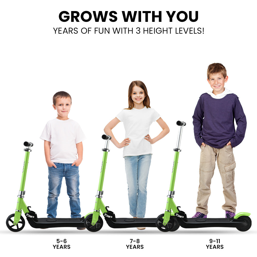 Rovo Kids Hyper Electric Scooter – Foldable & Fun for Ages 5-11 - Green